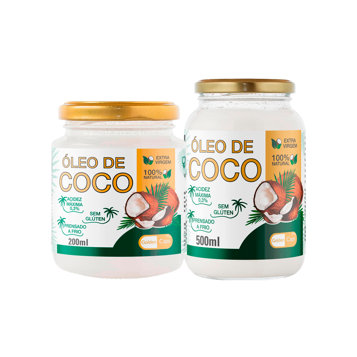 ÓLEO DE COCO EXTRA VIRGEM - 200 E 500ML