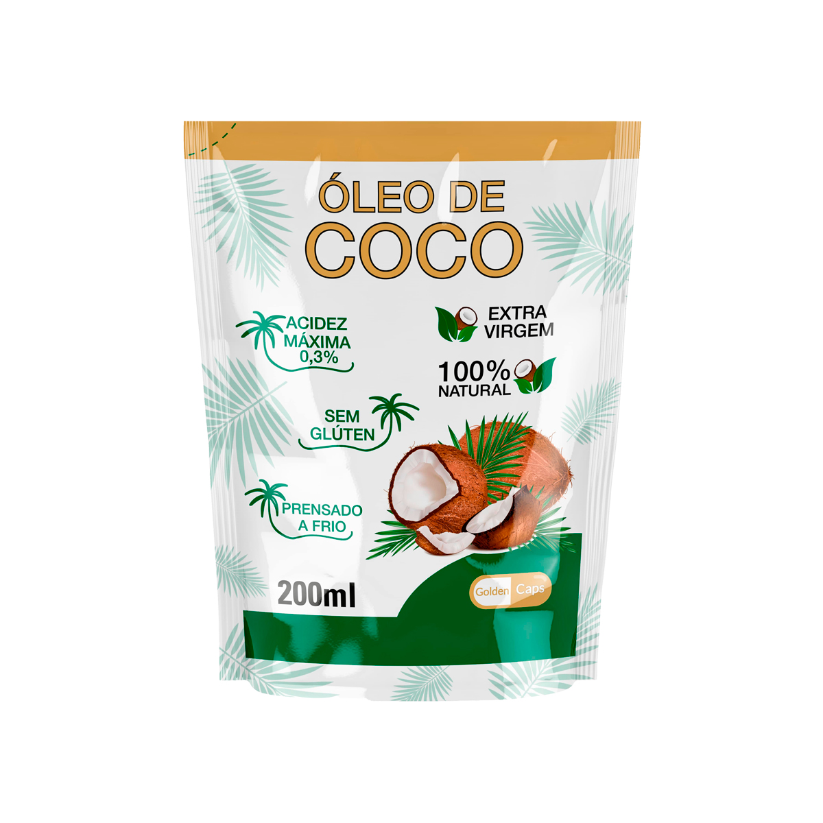 ÓLEO DE COCO - POUCH COM 200ML