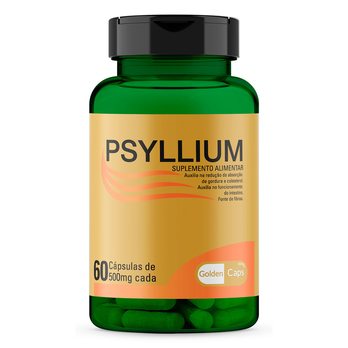 PSYLLIUM - 60 CÁPSULAS - 500 MG