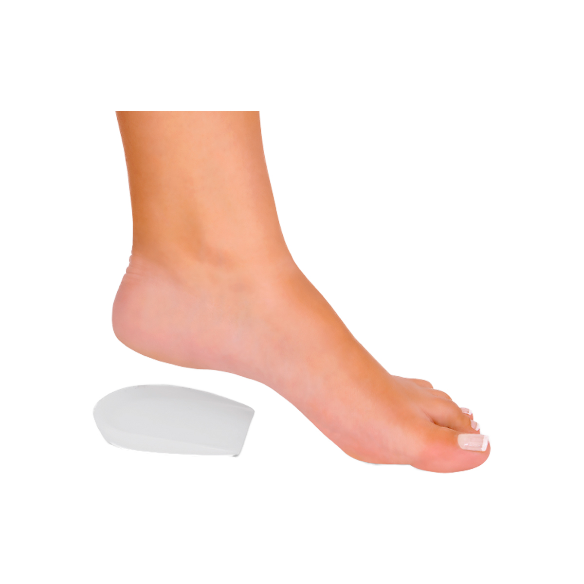 CALCANHEIRA DE SILICONE ESPORÃO COM ABA BAIXA
